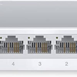 TP-Link TL-SF1005D 5-Port 10/100 Mbps Desktop Ethernet Switch/Hub, Ethernet Splitter, Plug & Play, no configuration required