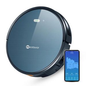 Neatsvor X500 Robot Vacuum Cleaner, Gyroscope, brushless motor/ 3000 Pa, Adjustable suction power, Wet mopping setting, 2500 mAh Li-ion batt