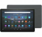 Amazon Fire HD 10 Plus. Get more with Plus: everything in Fire HD 10, plus wireless charging, 4 GB of RAM and a soft-touch finish