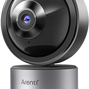 Arenti Indoor Security Camera,WiFi Indoor IP Camera with Smartphone App,2K HD Works with Alexa,Private Mode,AI Detection,Sound Detection,Two-Way…