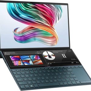 ASUS ZenBook Duo UX481FL-HJ093T Intel Core i7 10510U, 16GB RAM, 512GB SSD, NVIDIA GeForce MX250 Graphics, 14 inch FHD Laptop Blue