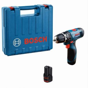 Bosch Professional 0 601 9F3 070 GSB 1080-2-LI with 2 x 1.5 Ah Batteries, Charger and Carry Case, Blue, 7.5 cm32.3 cm29.4 cm