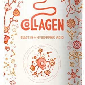 Collagen with Elastin and Hyaluronic Acid – Powder – Premium Hydrolysed Bovine Collagen Peptides Type I, II and III – Without Additives – No Added…