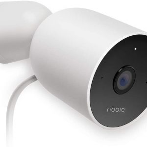 Outdoor Security Camera, Nooie 1080P WIFI CCTV Bullet Camera with Night Vision,IP66 Weatherproof, Deterrent Alarm,2-Way Audio, Motion Detection -…