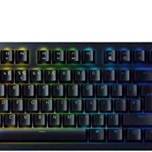 Razer Huntsman Tournament Edition – TKL Mechanical Gaming Keyboard (Compact Keyboard with Fastest Linear Opto-Mechanical Switches, PBT Keycaps, RGB…