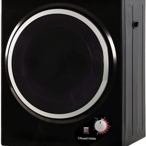 Russell Hobbs Tumble Dryer RH3VTD800B 2.5kg Compact Mini Vented Tumble Dryer, Portable, Freestanding Table top Dryer. 3 Heat Settings small