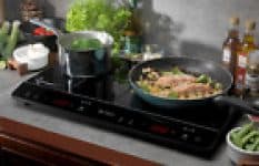 Twin Induction Hob Best Deals on Hot Plate Cooker 3000W. English Electric Plate Cooker 3000W E350G. CIARRA CUTIH2 2800W Double Cooking Zones