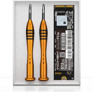 INDMEM NVMe PCIe SSD 512GB with Screwdriver Hard Drive Replacement for MacBook Pro Retina Late 2013 – Mid 2015, MacBook Air Mid 2013-2017, iMac…