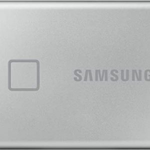 Samsung T7 Touch Portable SSD – 500 GB – USB 3.2 Gen.2 External SSD Metallic Silver (MU-PC500S/WW)