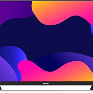 SHARP 32DC2K Frameless 32 inch Smart TV with Freeview HD, Aquos Net+, 3 x HDMI, 3 x USB and Bluetooth – Black