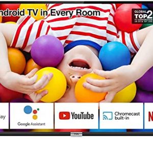 TCL 32P500K 32-Inch LED Smart Android TV HD, HDR, Micro Dimming, Netflix, YouTube, DVB Compatible, Dolby Audio, Bluetooth, Wi-Fi, USB 2 x HDMI,…