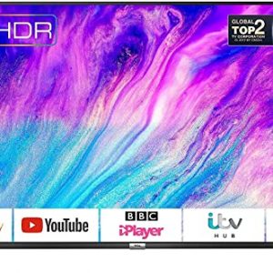 TCL 43P610K 43-Inch 4K Smart TV 3.0 Ultra HD – Freeview Play / BBC iPlayer / Netflix / YouTube / Smart HDR, Dolby Audio, Wi-Fi ,2*HDMI, 1*USB Port,…