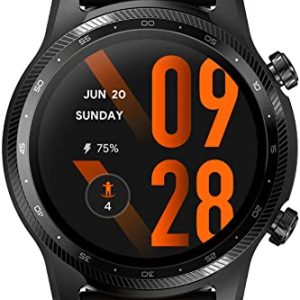 Ticwatch Pro 3 Ultra GPS Smartwatch Qualcomm SDW4100 and Mobvoi Dual Processor System Wear OS Smart Watch for Men Blood Oxygen IHB AFiB Detection…