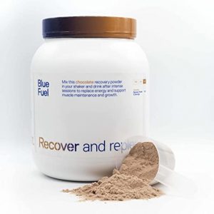 Blue Fuel Recover – The Complete Post Exercise Shake to Rehydrate, Refuel and Rebuild. Contains 30g of Whey Protein Powder per Serving as Used by…