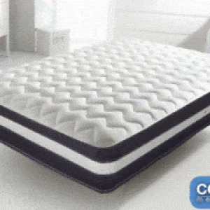 Cool Blue Memory Foam Mattress Sprung Matress 3ft Single 4ft6 Double 5ft King