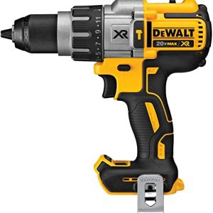 DEWALT DCD996B Bare Tool 20V MAX XR Lithium Ion Brushless 3-Speed Hammer Drill, 20 V, Yellow/Black