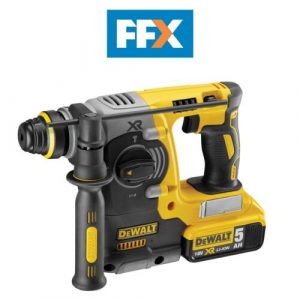 DeWalt DCH273P1 18v 1x5ah XR Brushless SDS Plus Rotary Hammer Drill Kit Box