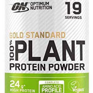 Optimum Nutrition ON Gold Standard 100% Plant Protein, High Protein Vegan Powder, Chocolate, 19 Servings, 684 g, Packaging May Vary
