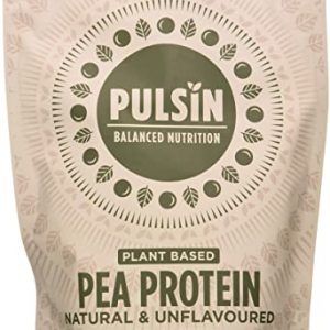 Pulsin – Unflavoured Vegan Pea Protein Powder – 250g – Gluten Free, Plant Based, Palm Oil Free & Dairy Free Protein – Sports Nutrition