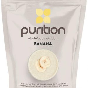 Purition Banana Natural Protein Powder for Keto Diet Shakes and Meal Replacements Shakes With Only Natural Ingredients, 1 Bag (12 Servings)
