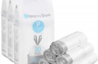 Grandma Shark Bin Bags Liners Drawstring Trash Bag, Handle Waste Bags, 90 Garbage Bag, Super Strong, Anti-drip Unscented, 60 × 74 cm