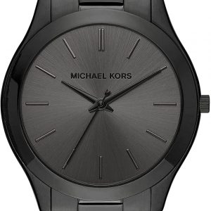 Michael Kors Women’s Watch SLIM RUNRAY, 42 mm case size, Three Hand movement, Stainless Steel strap