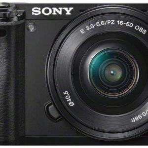 Sony A6000 Interchangeable Lens Digital Camera with SELP1650 Lens Kit – Black (24.3MP)