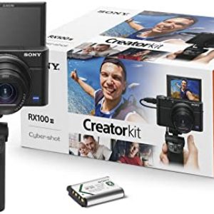 Sony RX100 III Creator Kit | Advanced Premium Compact Camera with Shooting Grip VCT-SGR1 (1.0-Type Sensor, 24-70 mm F1.8-2.8 Zeiss Lens and Flip…