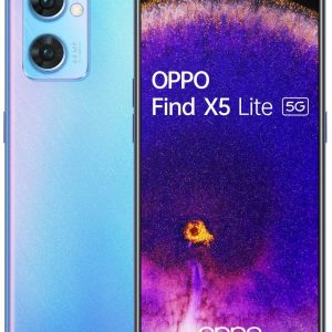 OPPO Find X5 Lite 5G Smartphone, MTK Dimensity 900 5G, 6.43“ AMOLED 90Hz, 64MP+8MP+2MP Bokeh Flare Portrait Video, RAM 8GB + ROM 256GB, 4500mAh 65W…