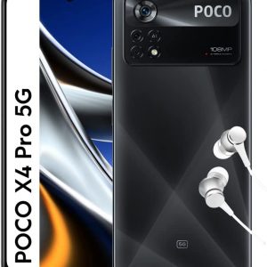 POCO X4 Pro 5G – Smartphone 8+256GB, 6.67” 120Hz AMOLED DotDisplay, Snapdragon 695, 108MP Triple Camera, 5000mAh, Laser Black (UK Version + 2 Years…