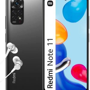 Xiaomi Redmi Note 11 – Smartphone 4+128GB, 6.43” 90Hz FHD+ Amoled Dotdisplay, Snapdragon 680, 50MP AI Quad Camera, 5000mAh, Graphite Gray (UK…