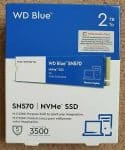 NEW WD Blue SN570 (upgraded SN550) 2TB M.2 2280 PCIe 3.0 NVMe Newest model SSD