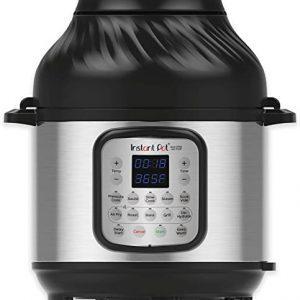 Instant Pot Duo Crisp + Air Fryer 11-in-1 Multicooker, 8L – Pressure Cooker, Air Fryer, Slow Cooker, Steamer, Sous Vide Machine, Dehydrator with…