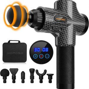 HOPOSO Massage Gun Best | Massage Gun Deep Tissue Muscle Massager | Professional Handheld Muscle Massage Gun used to relieve muscle stiffness and soreness