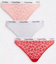 Calvin Klein Carousel Brazilian Brief Lace Knickers Pants Multipack 3 Pack 12-14