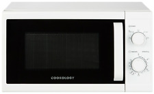 Cookology Microwave Oven 800W Manual 20L Freestanding 44cm - White CMAFS20LWH