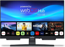 Cello 19 Inch Frameless Smart TV WiFi Freeview Play Bluetooth HDMI USB UK MADE
