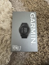 Garmin Venu 2 GPS Watch - Slate Stainless Steel Bezel with Black Case