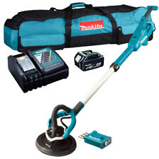 Makita DSL801ZU 18V 225mm AWS Brushless Drywall Sander 1 x 5.0Ah Battery Charger