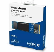 Western Digital WD Blue SN550 250GB NVMe M.2 2280 PCIe Gen3 SSD – 2400MB/s