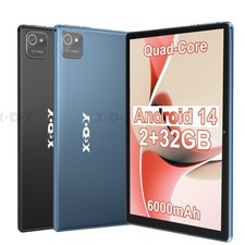 2025 NEW Tablet 10 Inch, Android 14, 2GB+32GB Storage, 8MP, WIFI6,Dual Camera