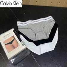 Calvin Klein Ladies 3 Pack Bikini Briefs Underwear Womens Knickers Panties