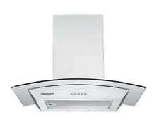 Cookology Curved Glass Cooker Hood 60cm Extractor Fan - S/Steel CGL600SS/A