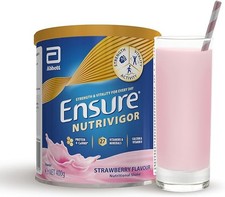 Ensure NutriVigor Nutritional Shake Strawberry 400g Supplement Vitamins Protein