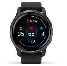 Garmin Venu 2 45mm Slate GPS HRM Bluetooth Fitness Smartwatch D1