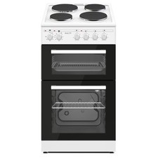 Inalto IN50TEW Twin Cavity Electric Cooker – 48 L Oven, 23 L Grill, 4-Zone Hob