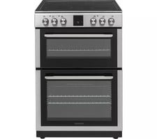 Kenwood KDC66SS22 Stainless Steel Electric Cooker Double Oven Ceramic 60cm