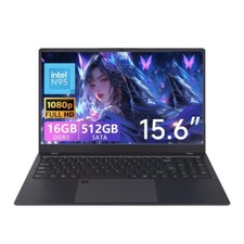 Laptop 15.6 in Ram 16 SSD 512GB Computer N100 N5095 N95 Computer PC Notebook New