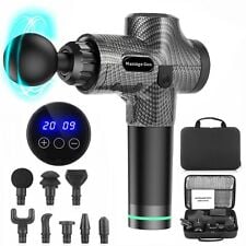 Massage Gun 8 Heads Deep Tissue Handheld Percussion Muscle Percussion Massager