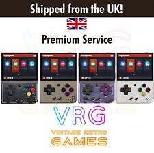 Miyoo Mini PLUS + Retro Game Console PACKED 128GB Card + Case + Onion OS UK SALE